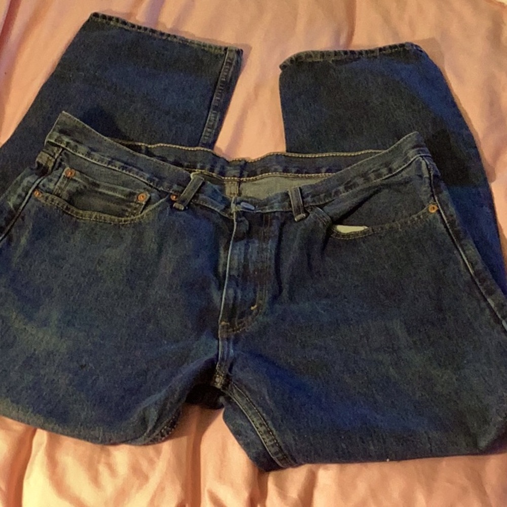 Men’s Levi’s 505 36x32 dark blue like new
